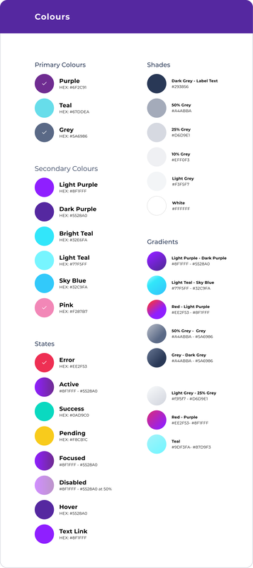 Design System Colours